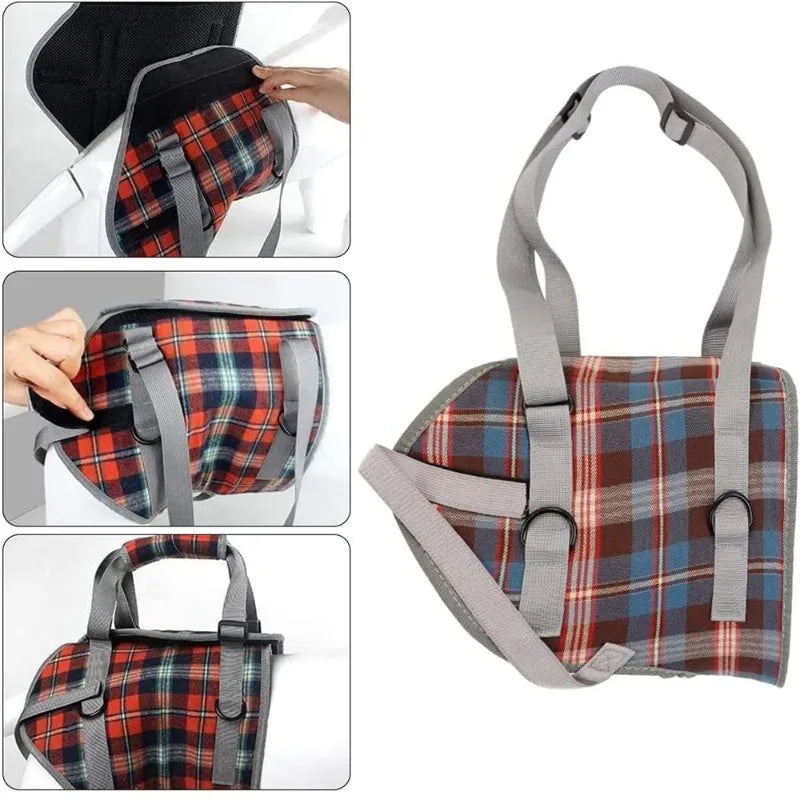 Dog Support Harness for Back & Front Legs Lift Rehabilitation Adjustable Portable for Help Weak Injured Old Disabled Dog Walking