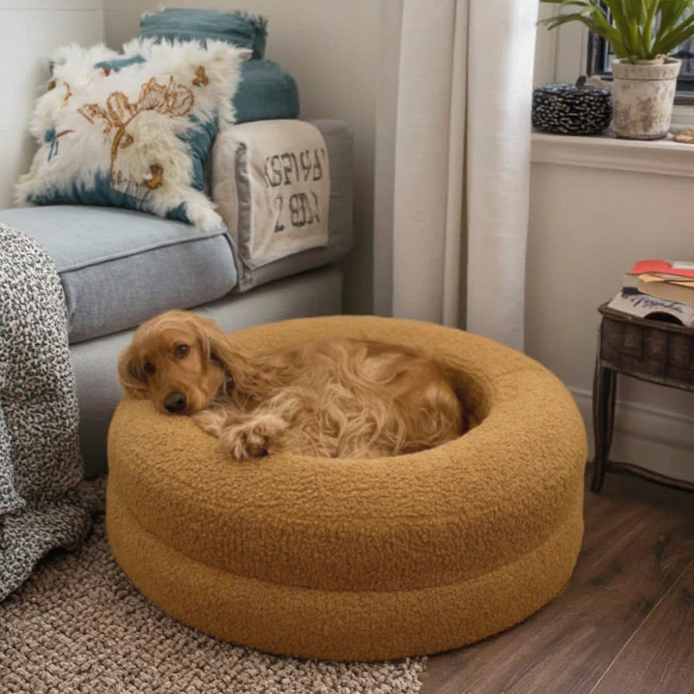 2024 Hot Sale Comfortable Cat Dog Bed Removable Cover Washable Pet Nest Super Soft Lightweight Made Oxford Fabric Foam PVC Box