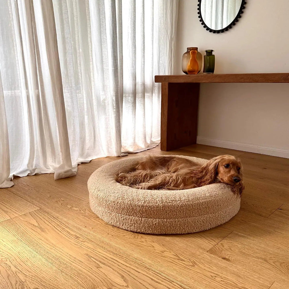 2024 Hot Sale Comfortable Cat Dog Bed Removable Cover Washable Pet Nest Super Soft Lightweight Made Oxford Fabric Foam PVC Box