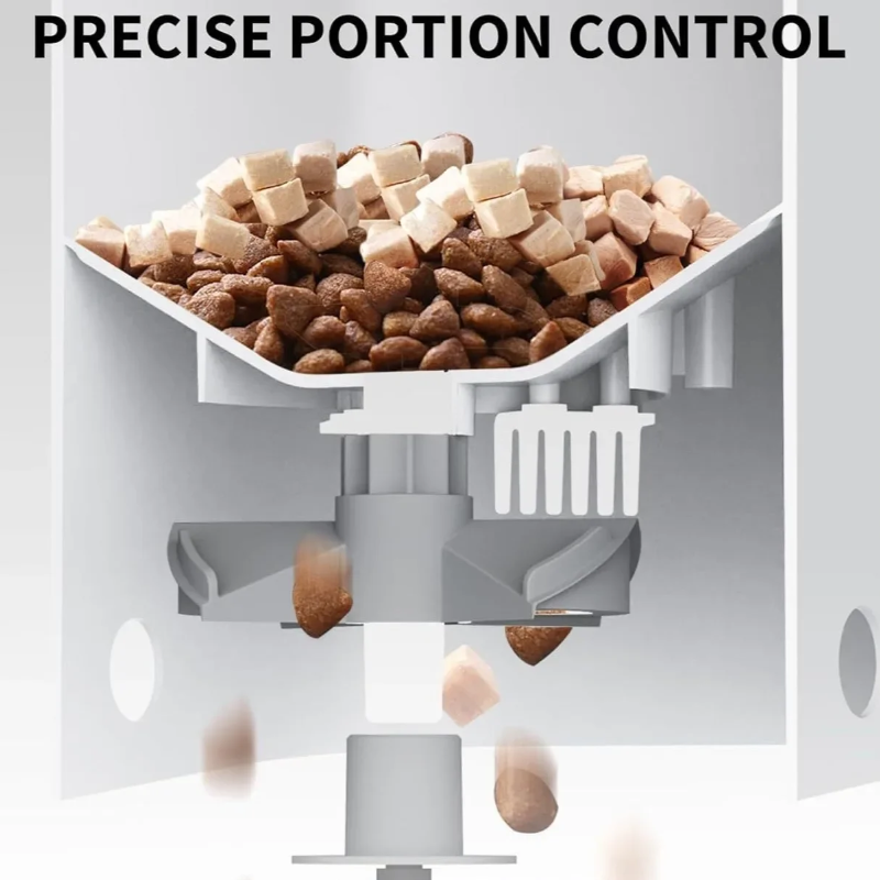 Smart Pet Feeder with Camera & 2 Hoppers