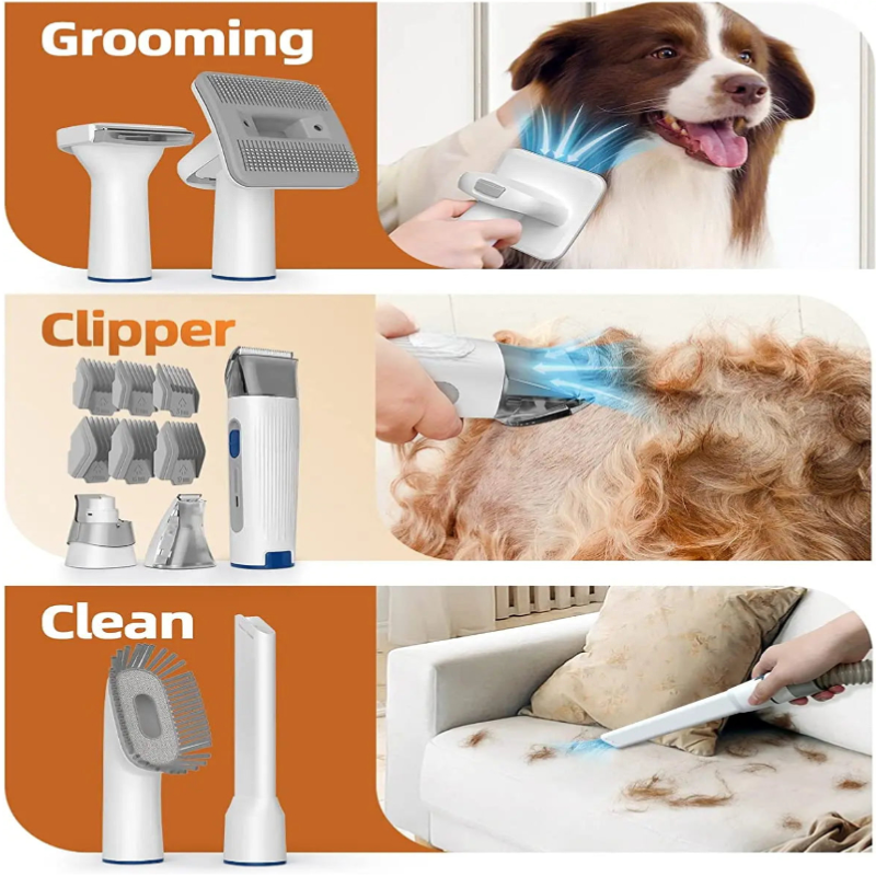 Quiet Pet Grooming & Hair Remover Kit